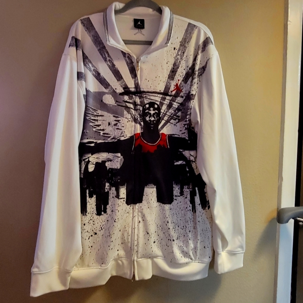 Vintage Air Jordan Print Track Jacket  XXL Nike Jordan